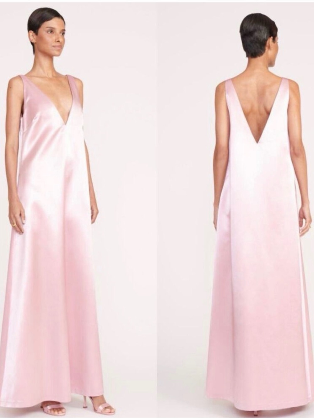 Staud Teagan Maxi Dress Gown - Picture 2 of 5